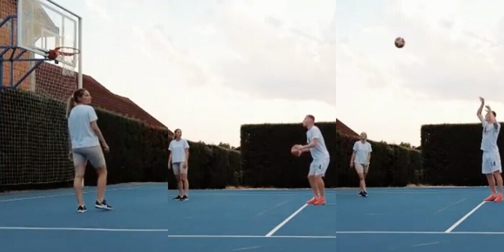 Juve, Kulusevski si allena giocando a basket