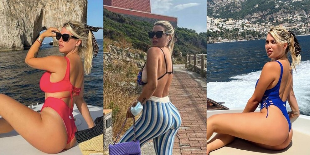 Wanda Nara pazza di Napoli: tour e pranzo in città
