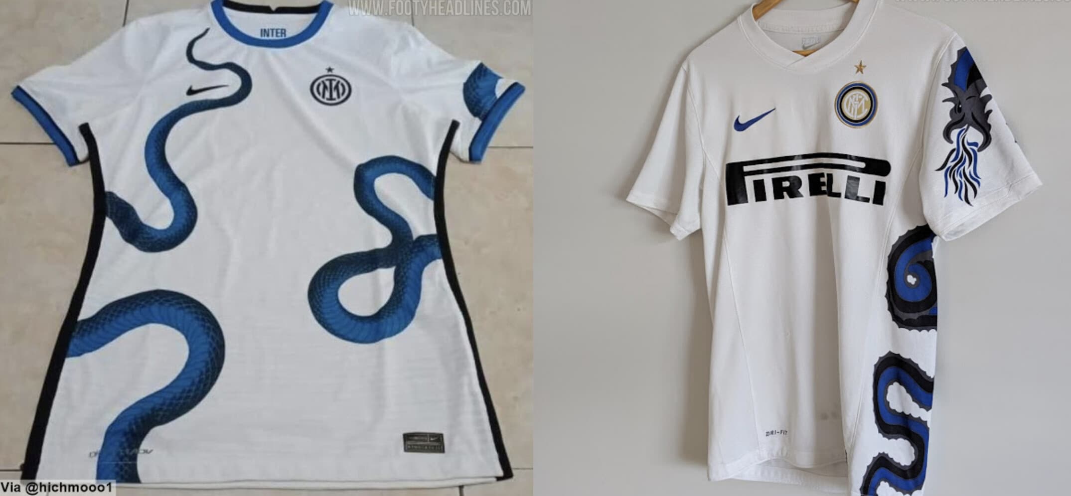 Inter, remake del Triplete nella nuova maglia da trasferta