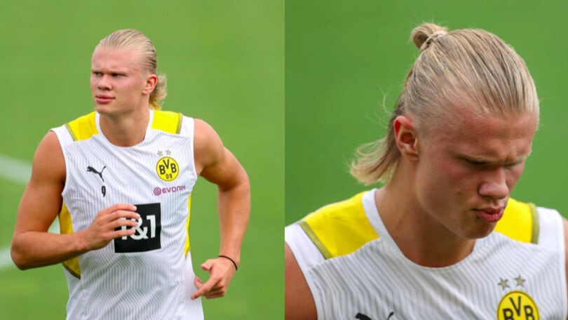 Haaland, nuovo look per la prossima stagione
