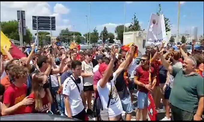 Amichevole Roma, tifosi solo col Green Pass