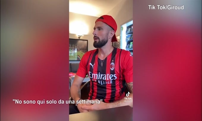 Milan, Giroud parla già italiano..