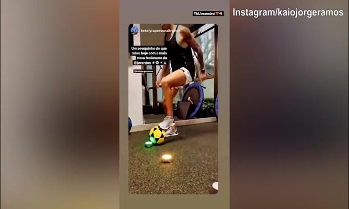 In attesa della Juve, Kaio Jorge si allena