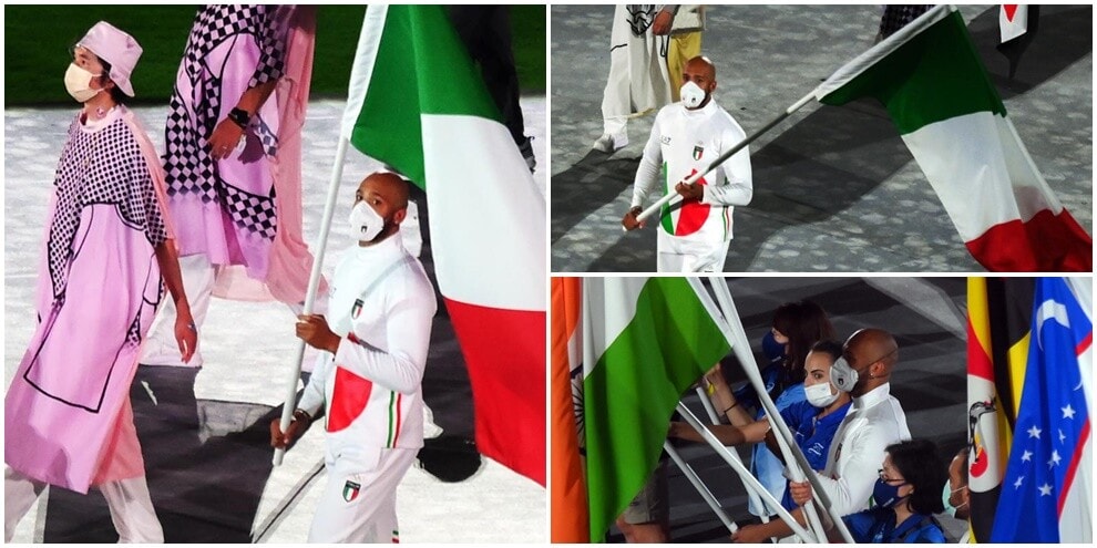 tokyo 2020 cerimonia di chiusura jacobs porta il tricolore