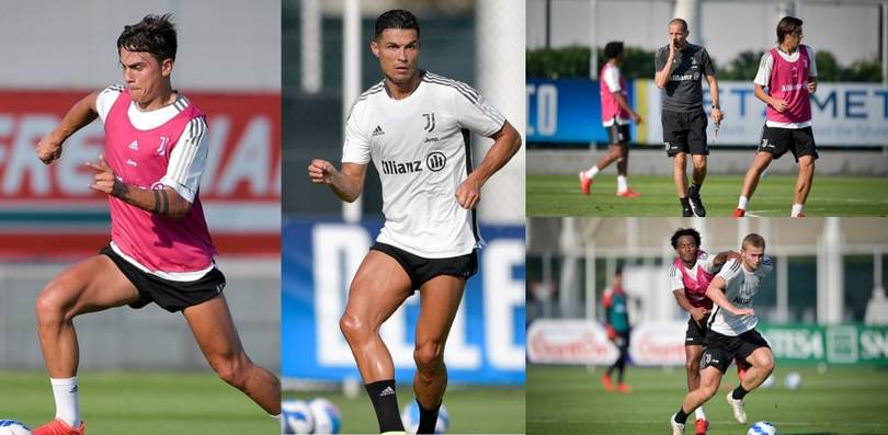 Juve, Dybala si allena in gruppo e punta l'Atalanta