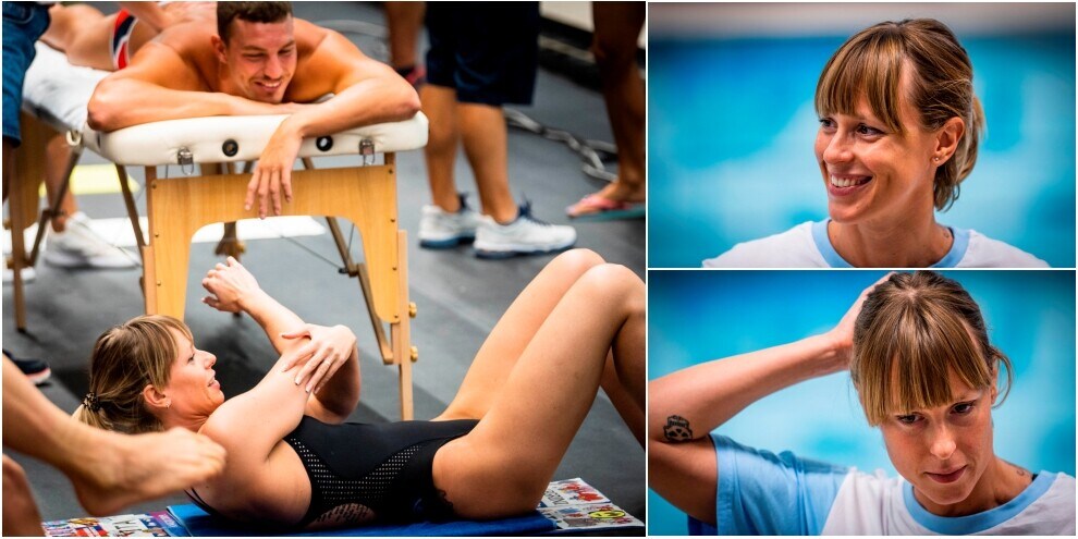 Federica Pellegrini, nuovo look a Napoli per l'addio al nuoto
