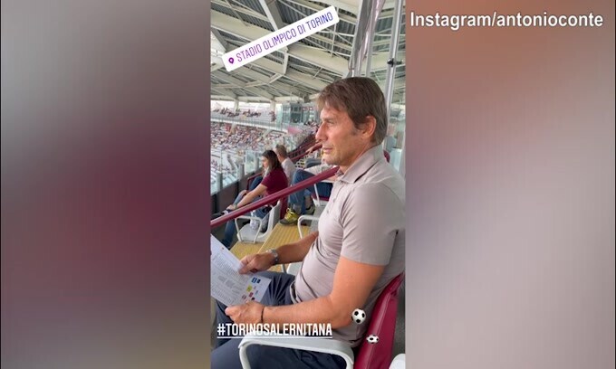 Torino-Salernitana, c'è anche Antonio Conte
