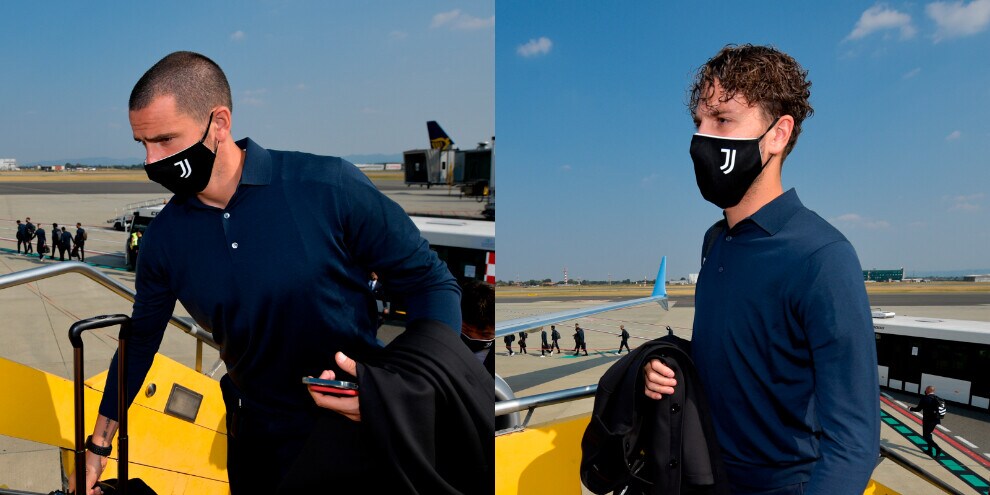 Juve in viaggio verso Malmoe. Bonucci e Locatelli concentrati