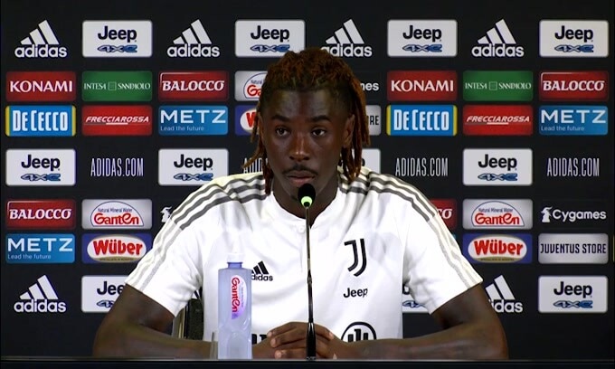 Kean: "Io dopo Ronaldo? Non sento il peso di questa cosa"