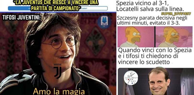 Juve, la prima vittoria in campionato scatena i tifosi sui social