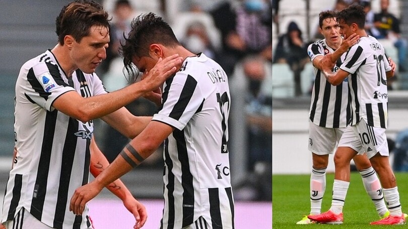 Dybala ko in Juve-Samp: Chiesa consola la Joya