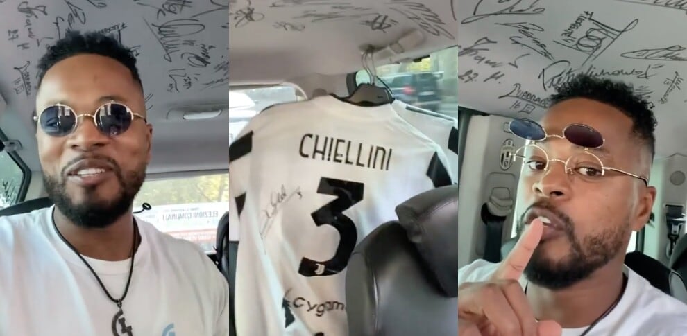 Evra a Torino: che show nel taxi a tinte bianconere