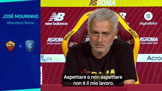  Zaniolo e Mancini non convocati in nazionale, Mourinho: "Con noi sono protetti"