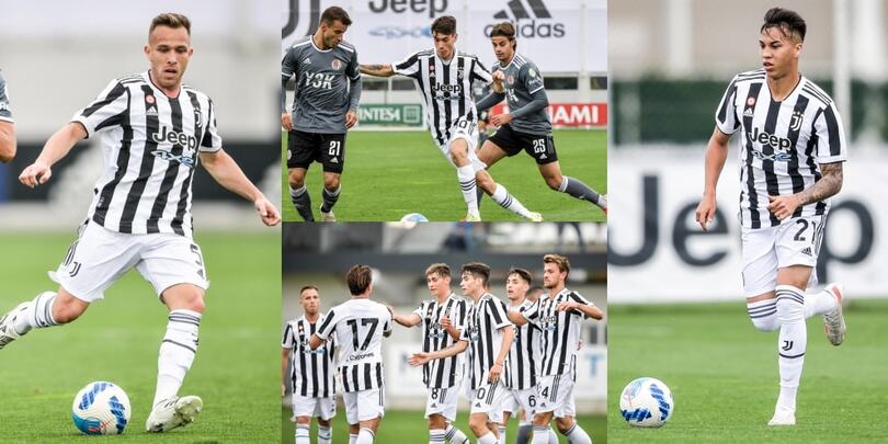 Juve-Alessandria: Arthur e Kaio Jorge in campo