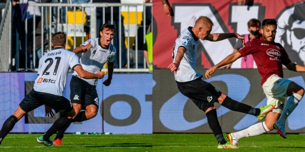 Strelec e un gioiello di Kovalenko: lo Spezia rimonta la Salernitana