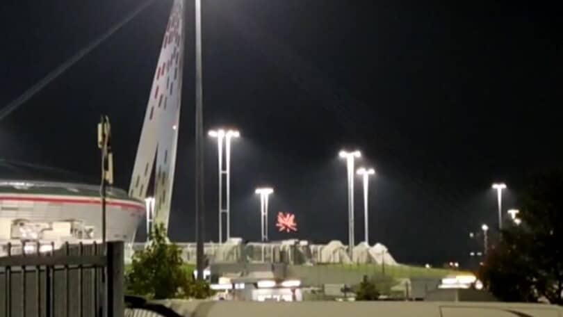 Juve-Roma: fuochi d'artificio dietro la curva