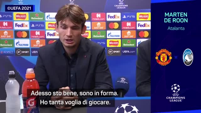 De Roon: "Nell'Atalanta siamo tutti capitani. L'Old Trafford? Che emozione giocarci..."