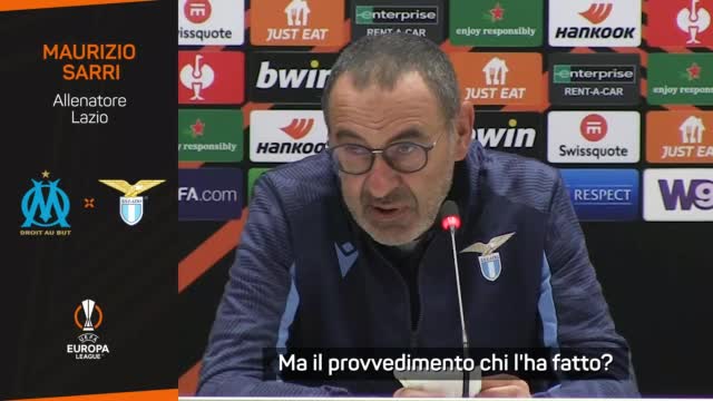 Sarri attacca il ministro francese per la trasferta vietata: "Ha detto una ca***ta. Su Immobile..."