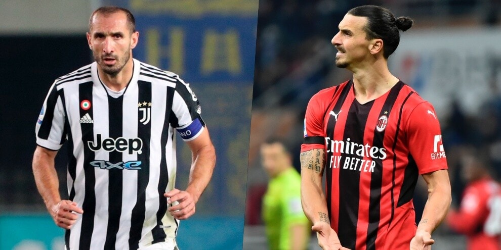 Serie A, da Chiellini a Ibrahimovic: la top 11 dei più anziani schierati