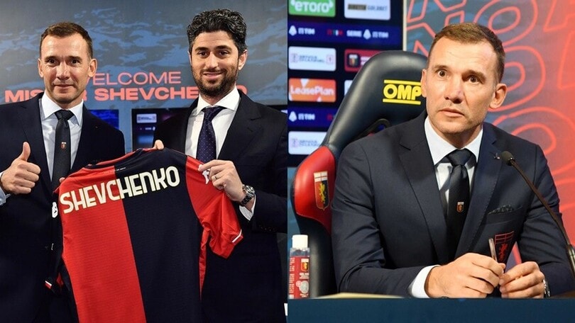 Shevchenko conquista il Genoa: la presentazione ufficiale