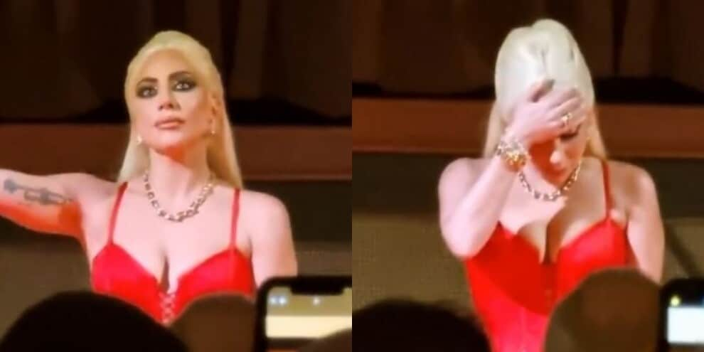 Lady Gaga in lacrime alla prima di House of Gucci: il video di Marchisio