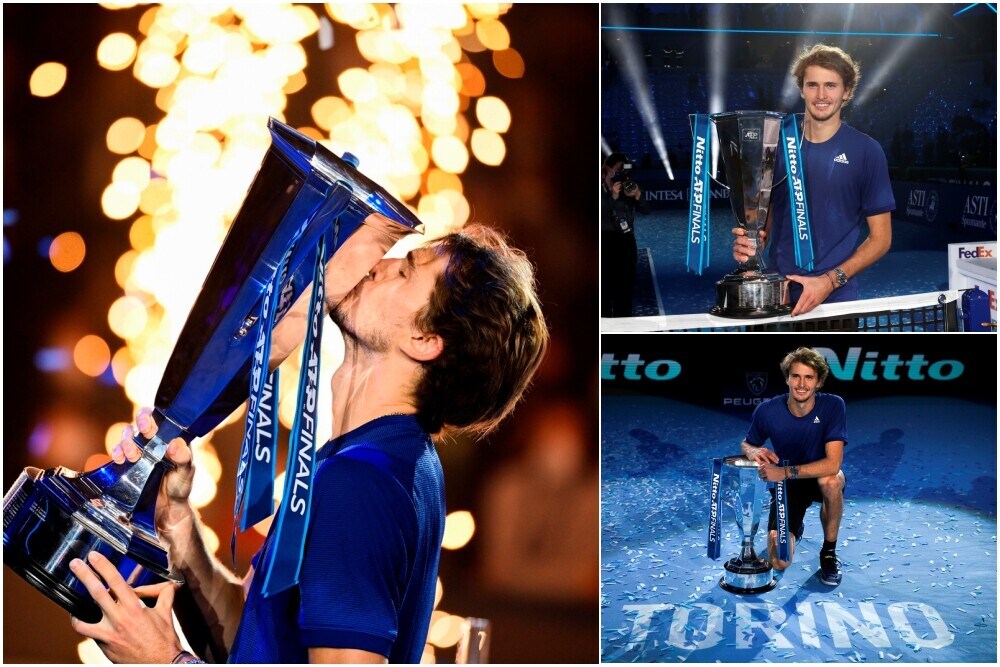 Zverev è il re di Torino: la festa del trionfo alle Atp Finals