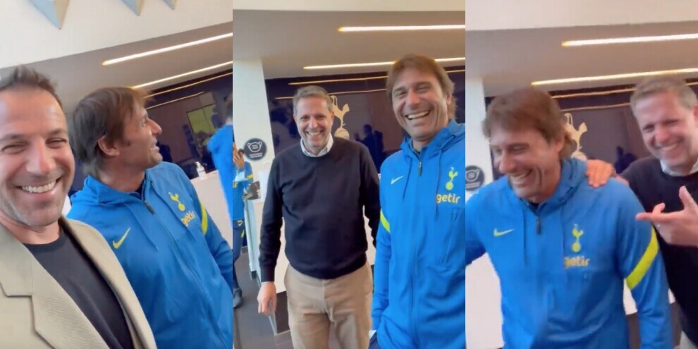 Del Piero, Conte e Paratici: il caffè è "agghiacciande"