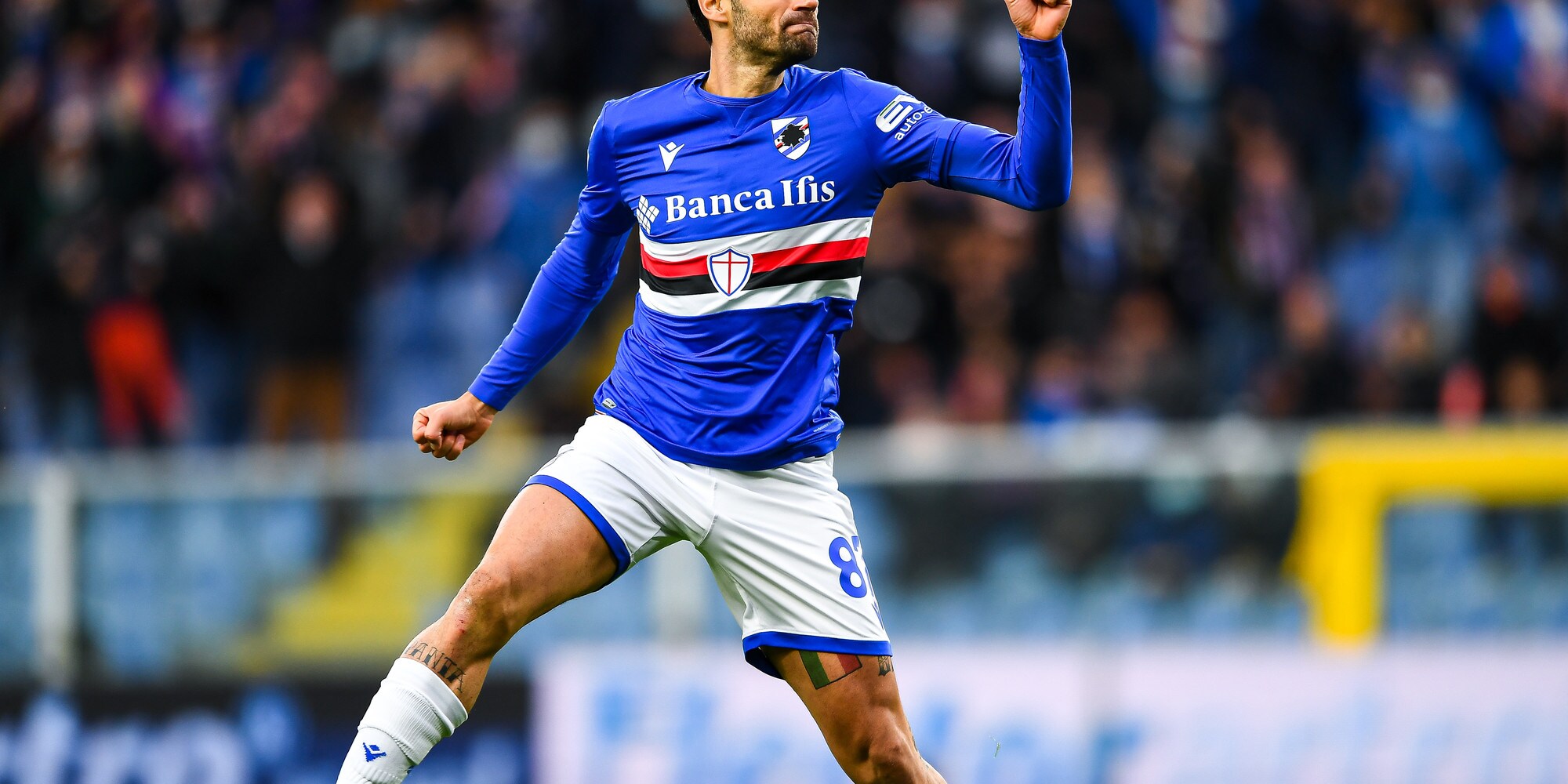 Candreva, gol e assist: la Sampdoria rimonta e batte il Verona