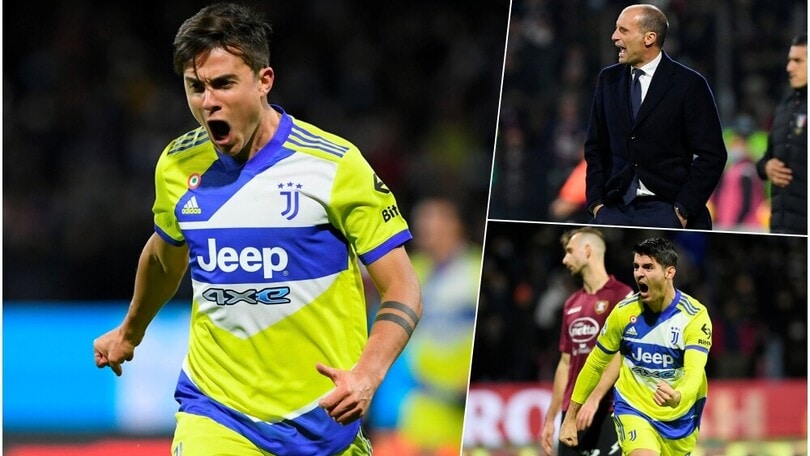 Salernitana-Juve 0-2, le pagelle bianconere: brillano Dybala e Morata