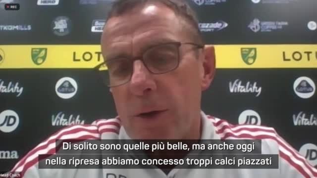 Il cinico Rangnick: "Una vittoria sporca. Rischiamo troppo"