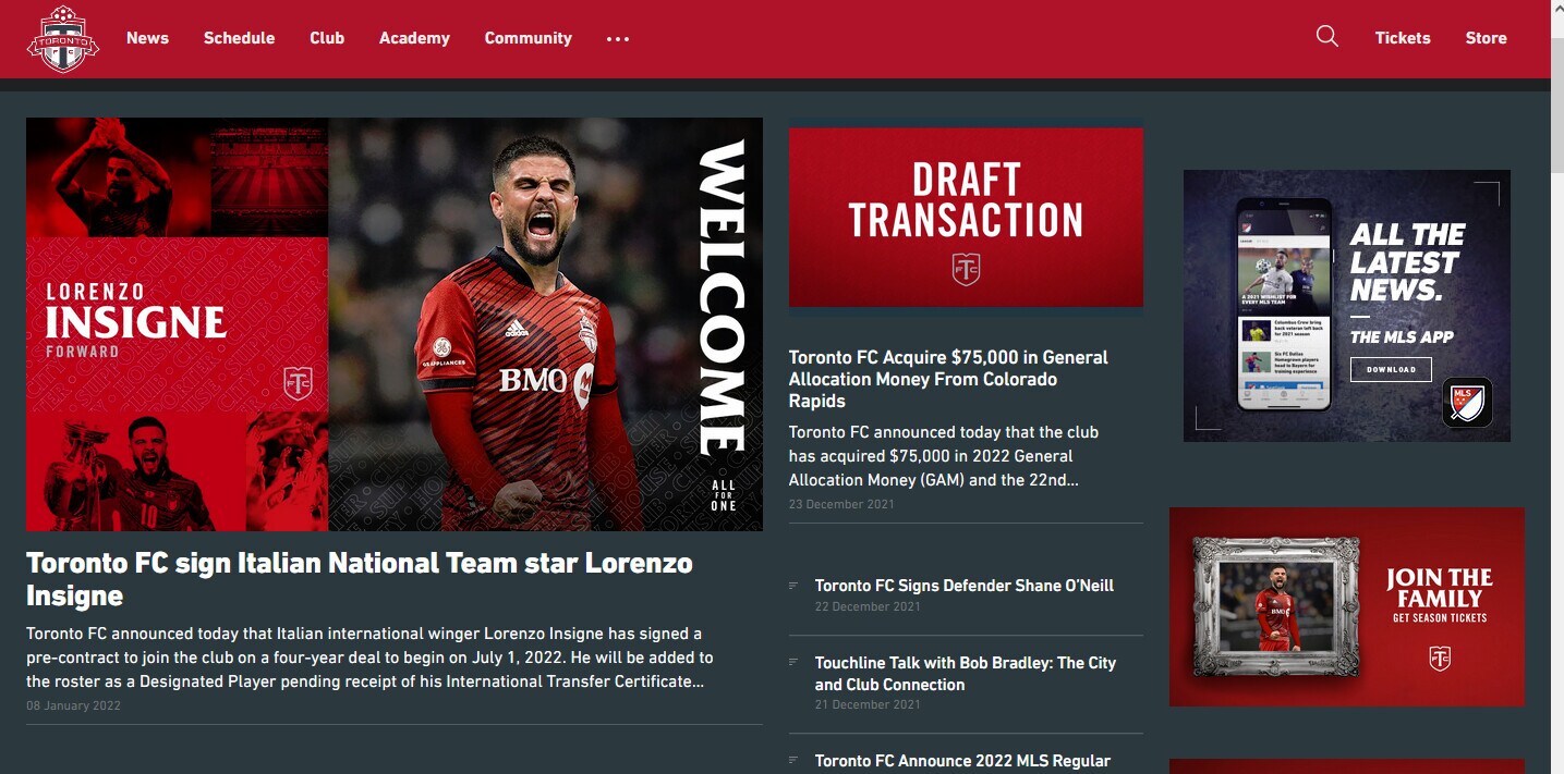 Ufficiale: Napoli, Insigne al Toronto a luglio