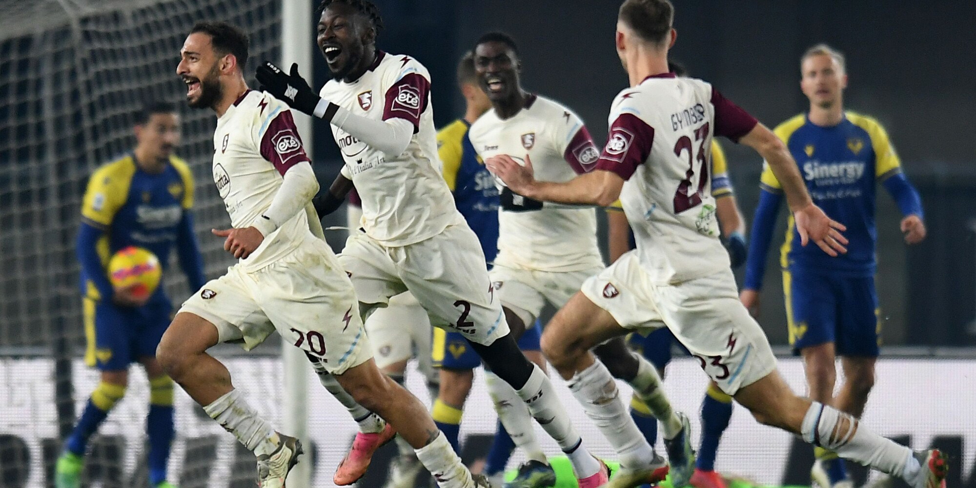 Salernitana, che vittoria a Verona: ko l'Hellas di Tudor