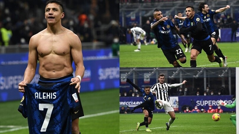 Sanchez ringrazia Alex Sandro: shock Juve al 120', Supercoppa all'Inter