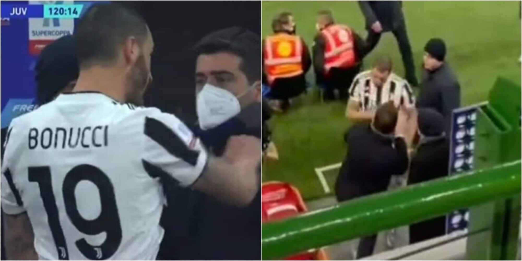 Juve Furia Bonucci Nel Finale Contro L Inter Cosa è Successo A Bordo