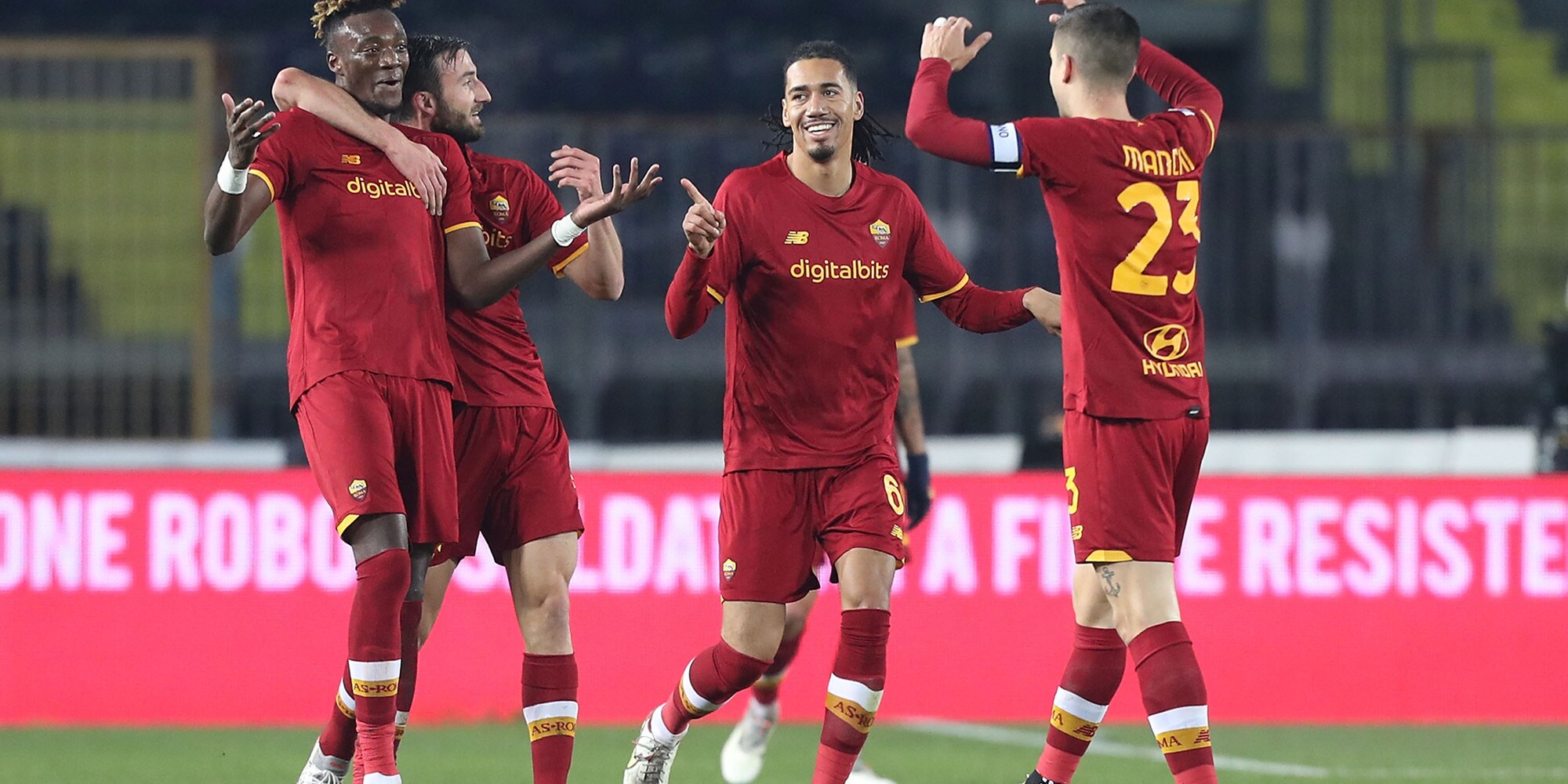 Abraham show, la Roma cala il poker all'Empoli