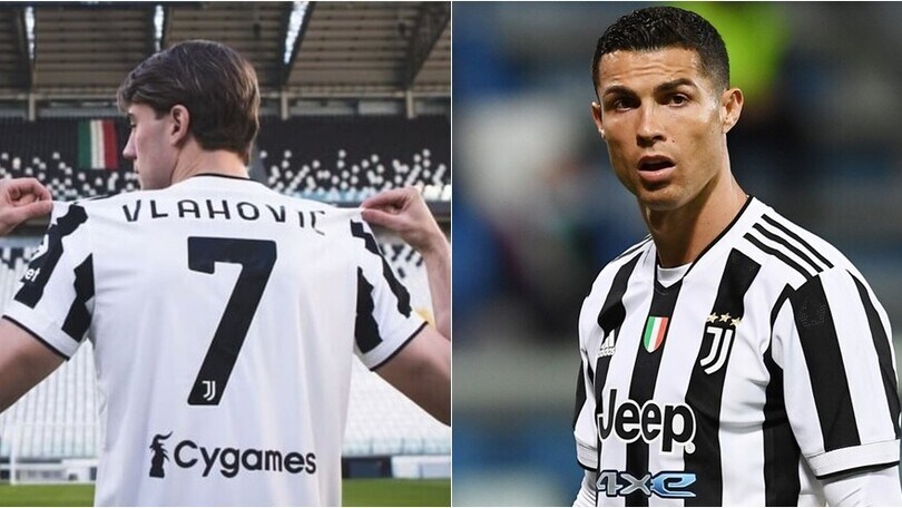 Vlahovic ha scelto la 7 di Cristiano: ecco chi prima di lui con questa maglia