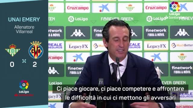 Juve, senti Emery: "Le sfide difficili ci motivano"