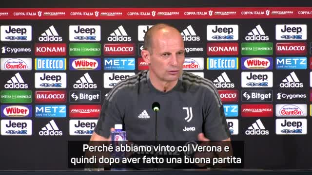 Allegri: "Scudetto? Niente sogni, corsa sull'Atalanta..."