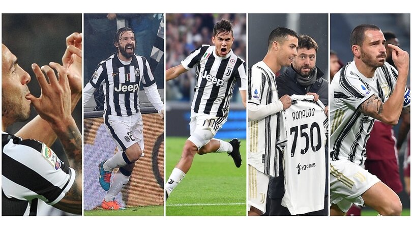 Tevez, Pirlo, Cuadrado, Dybala, Ronaldo, Bonucci: Juve-Torino allo Stadium
