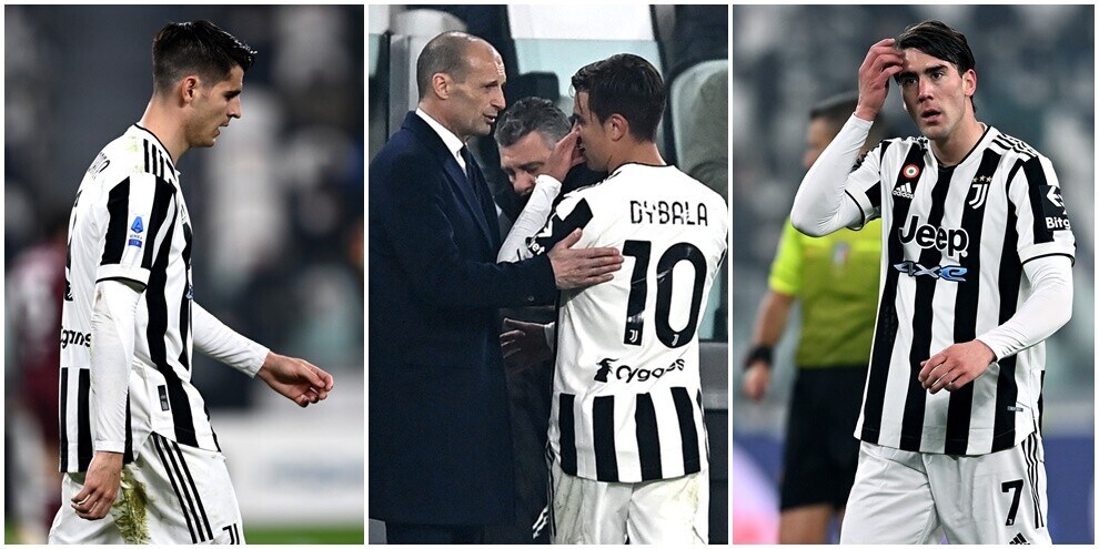 Juve-Torino, le pagelle bianconere: Morata troppo solo, Vlahovic e Dybala steccano