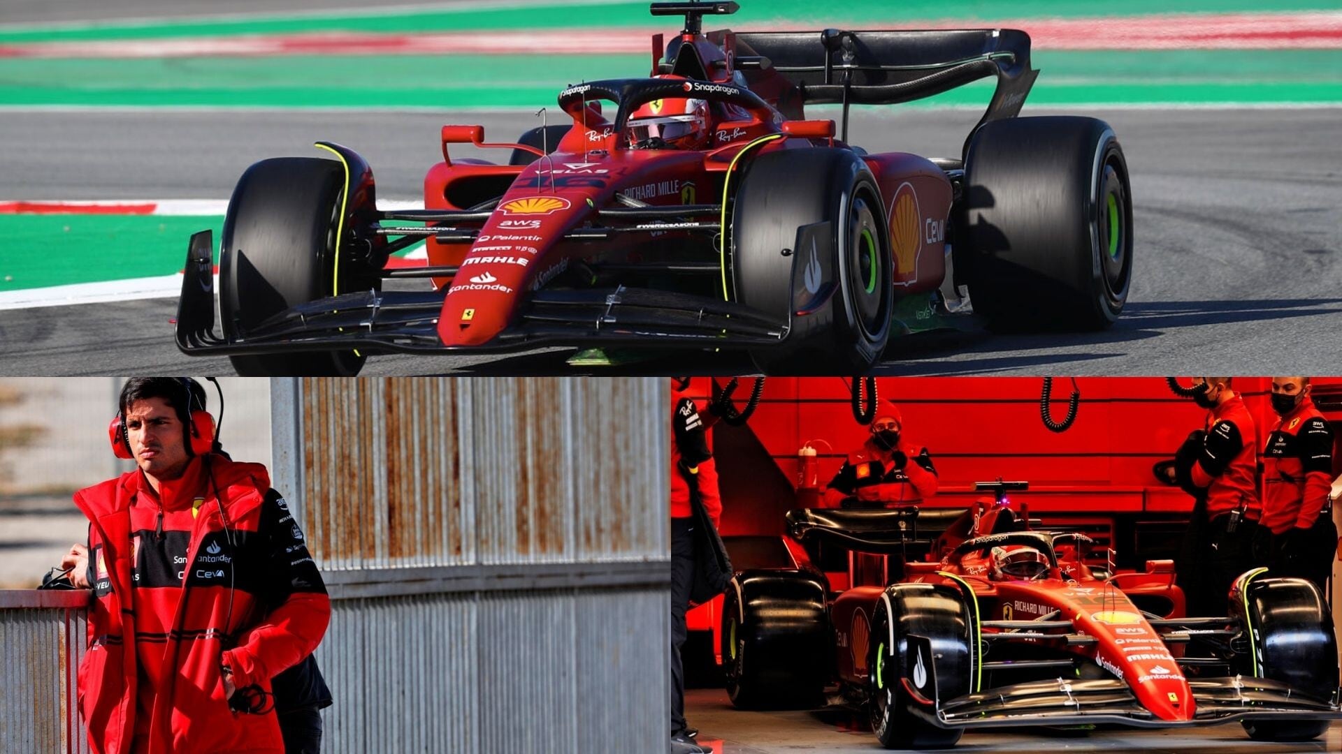 F1, test Barcellona giorno 1: super show per la nuova Ferrari con ...