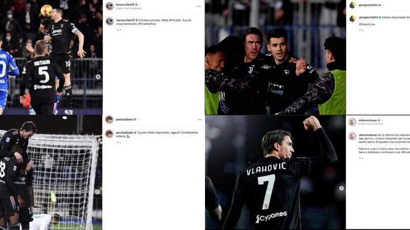 La Juve batte 3-2 l'Empoli e vola a -7 dal Milan: che festa sui social!