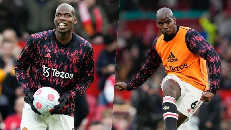 Pogba sfoggia il nuovo look in Manchester United-Tottenham