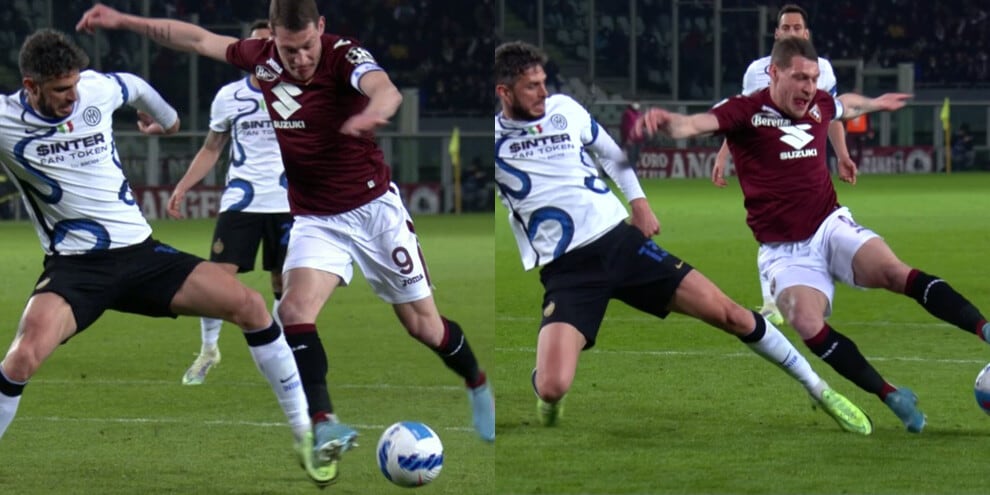 Torino-Inter, scandaloso: era rigore su Belotti
