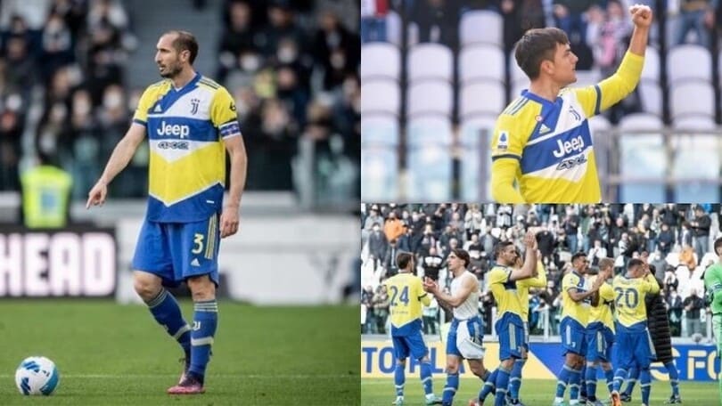 Chiellini come Scirea, Dybala omaggia lo Stadium: è festa Juve sui social