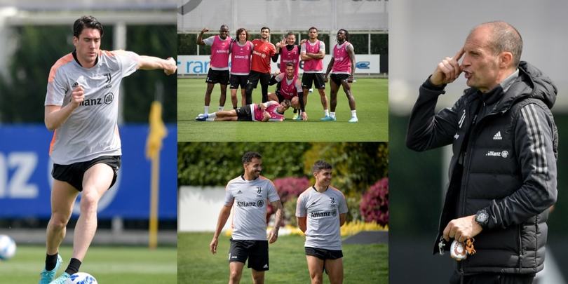 Juve, concentrazione e sorrisi prima del Bologna