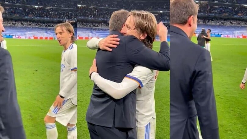 Del Piero e Modric, abbraccio tra numeri 10 e linguaccia!