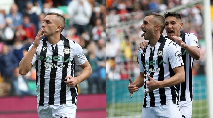 L'Udinese non si ferma più: steso l'Empoli per 4-1, terza vittoria di fila