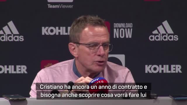 Rangnick: "Futuro CR7? Dobbiamo parlarne..."