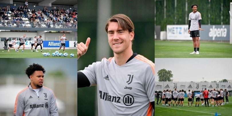 FOTO Juve, l'abbraccio dei tifosi. Vlahovic il più acclamato